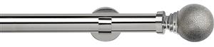 Speedy 35mm Poles Apart IDC Metal Eyelet Pole Chrome, Textured Ball