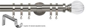 Speedy 35mm Poles Apart Metal Pole Standard Satin Silver Segmented Ball
