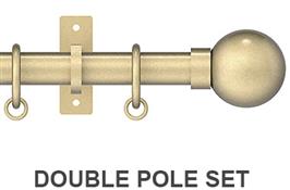 Arc 25mm Metal Double Pole Soft Brass, Ball