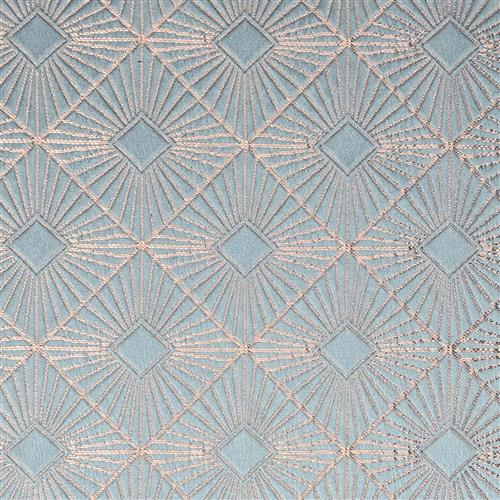 Chatham Glyn Art Deco Tiffany Teal Fabric