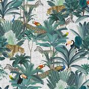 Chatham Glyn Tropical Velvets Daintree Natural Fabric