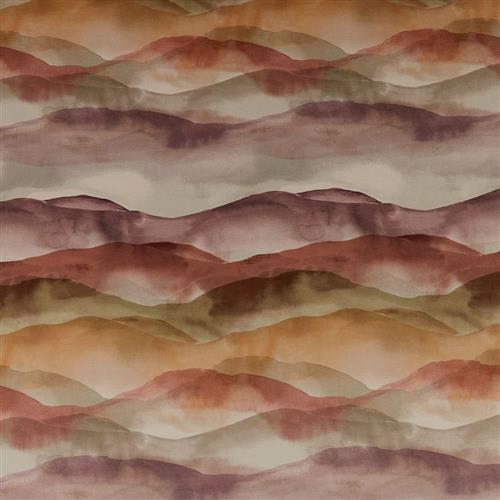 Iliv Water Meadow Landscape Rosewood Fabric