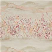 Iliv Water Meadow Marshlands Rosewood Fabric
