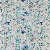 Iliv Water Meadow Wild Flowers Cobalt Fabric