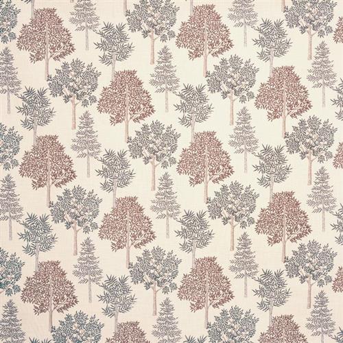 Prestigious Textiles New Forest Coppice Woodrose Fabric