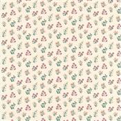 Clarke & Clarke Secret Garden Leiden Teal/Berry Fabric