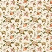 Clarke & Clarke Secret Garden Sizergh Blush/Sage Fabric