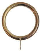 Renaissance 19/16mm Extensis Metal Curtain Pole Rings, Antique Brass