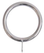 Renaissance 28/25mm Extensis Metal Curtain Pole Rings, Brushed Nickel